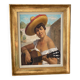 Spanish portrait on guitar