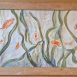 Goldfish painting table