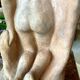 Terracotta Sculpture, Nude Bather, Signed Alfred Jean Halou, Early 20th Century 1910/1920