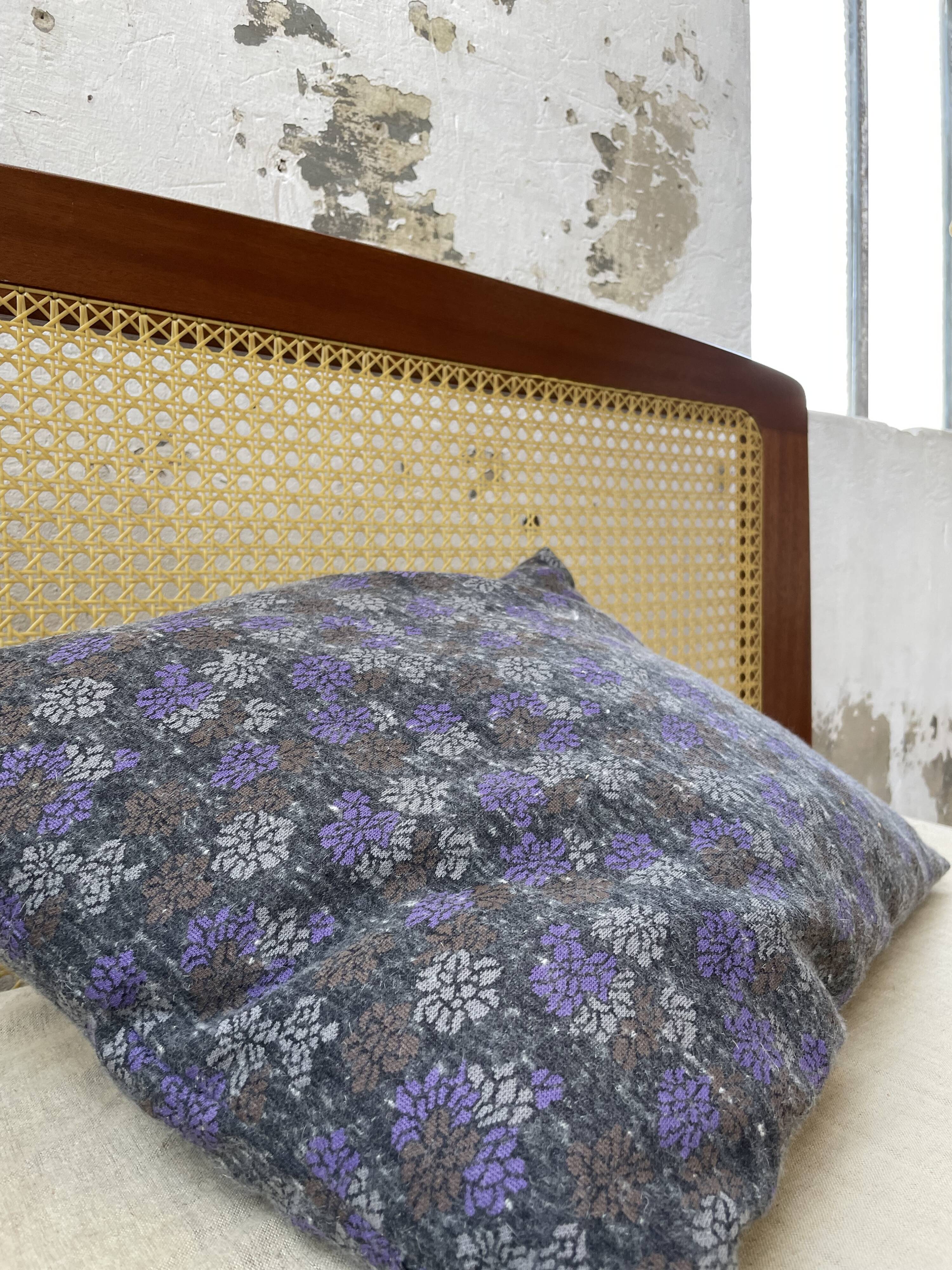 Lit Roset SNA teck et cannage 1 place