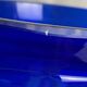 Cobalt blue Bohemian crystal vase from the 20th century.