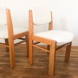 6 restored Maison Regain elm chairs
