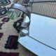 Art Deco plateau mirror and glass