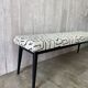 Scandinavian "mirror" bench