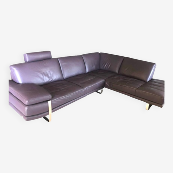 Canapé d’angle en cuir Bo Concept
