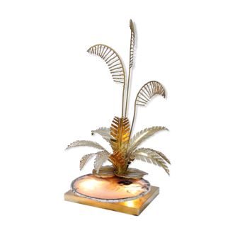 Sculptural Agate Lamp by Henri Fernandez, France, 1970s