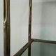 Shelves brass and glass 60 years