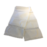 Cover of bolster old cotton and lace
