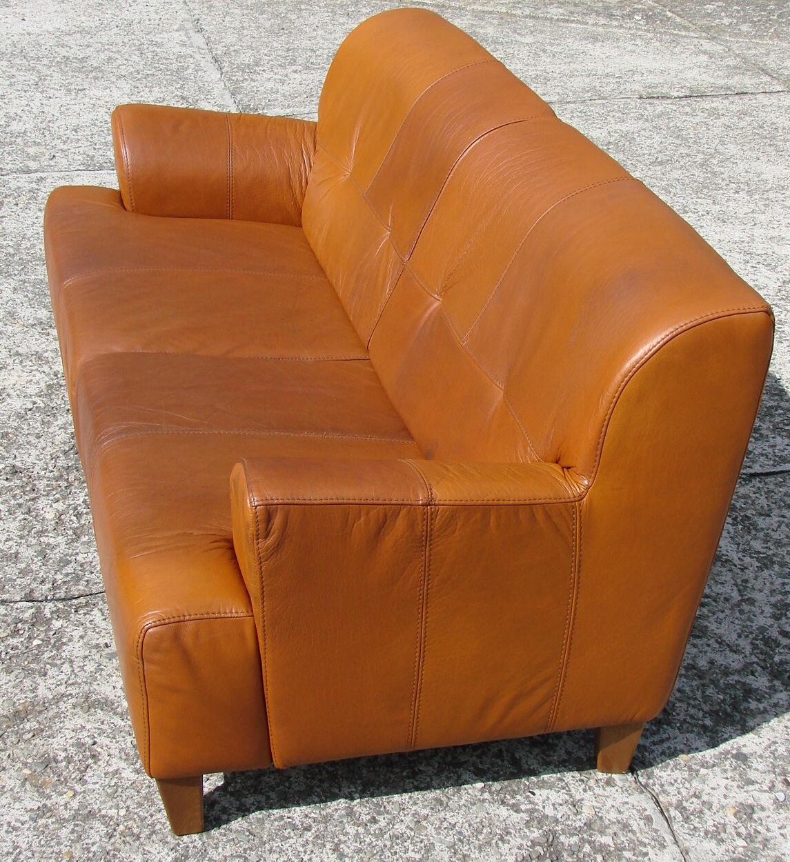 Leather sofa, 70