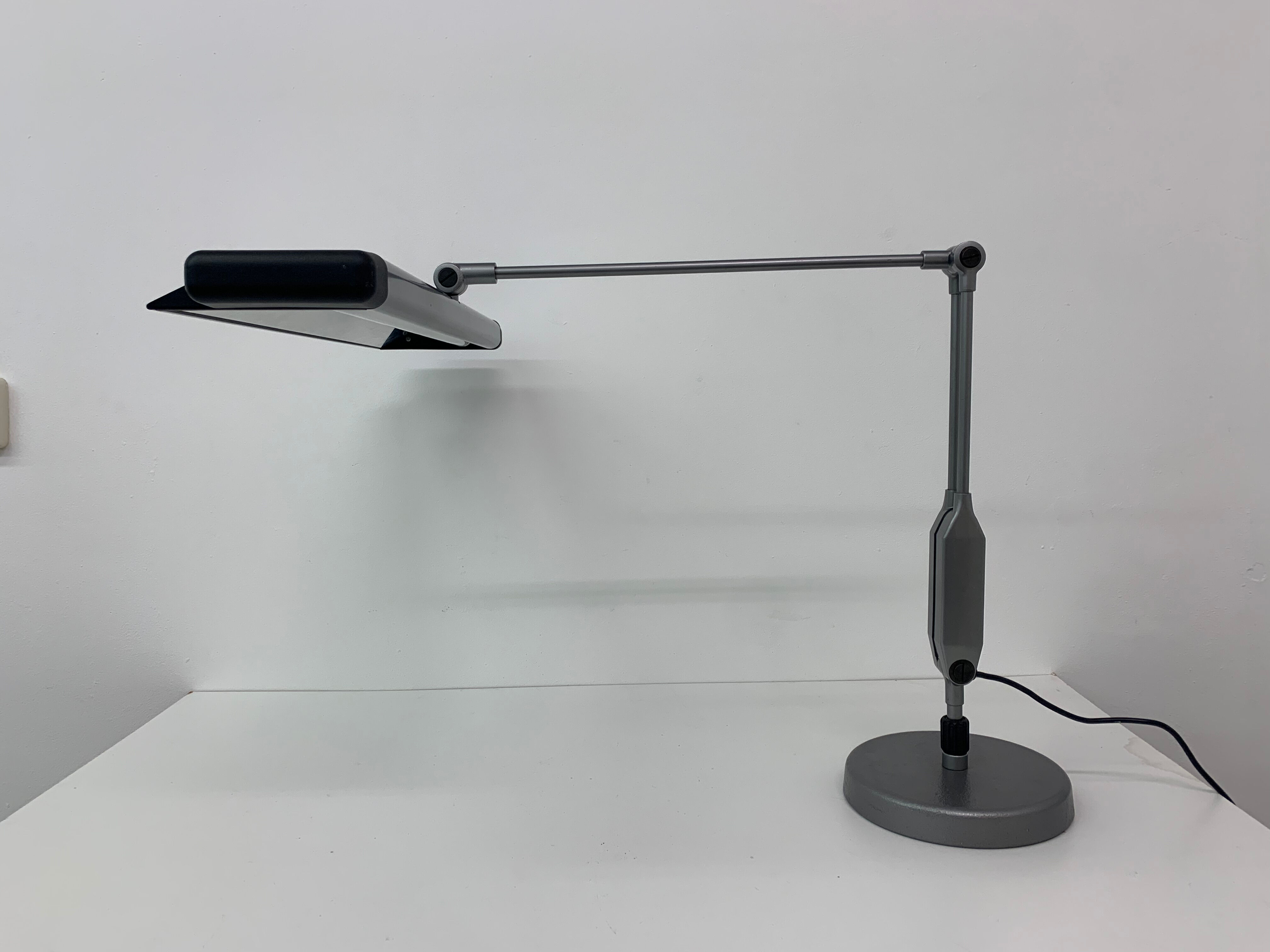 Post modern large desk lamp , 1980's