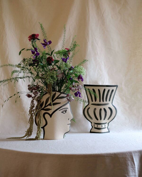 Vase En Céramique 'Artemis - Black’