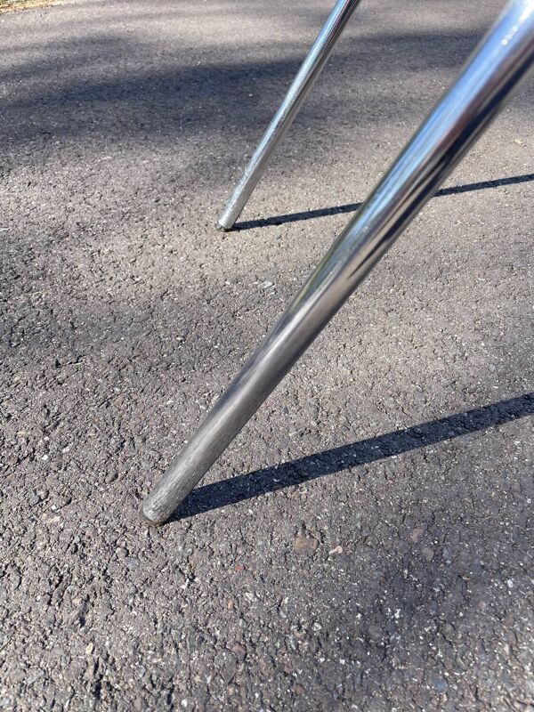 Chaise pliante 1970 inox Souvignet
