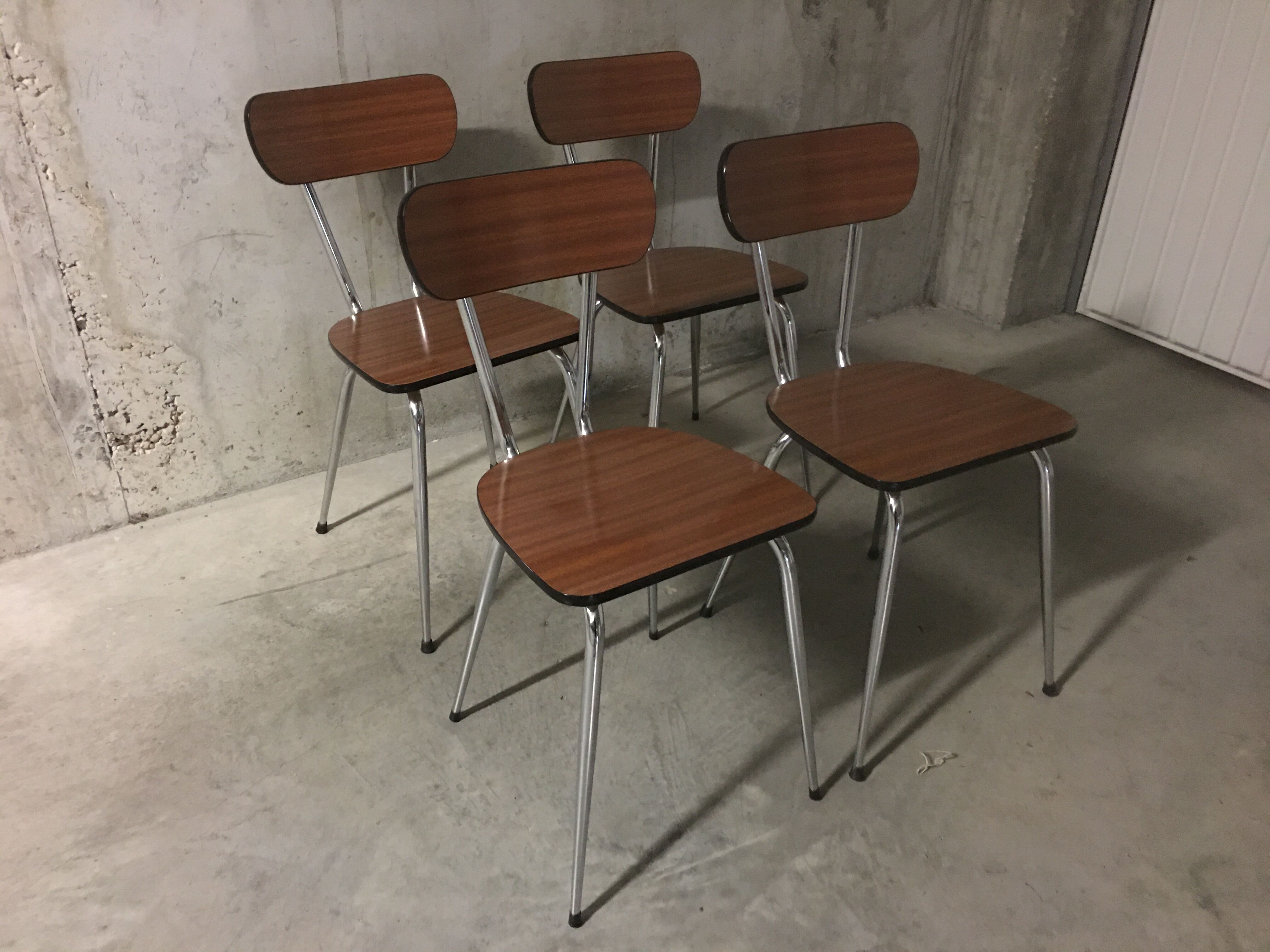 Chairs in formica 60s