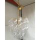 Murano Glass Virgola Chandelier in Venini Style, Multicolor