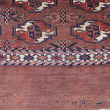 Turkmen Yomud rug done hand 81cmx106cm