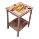 Side table console mosaic pink orange original vintage charm colourful