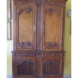 An antique provencal sideboard