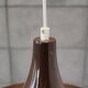 Brown pendant lamp, Danish design, 1960s, production: Denmark