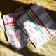 50s French Set of 6 Linen Tea Towels.