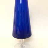 Coupe bleue verre Murano, 1970