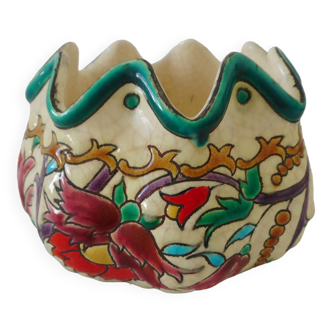 Longwy earthenware pocket tray