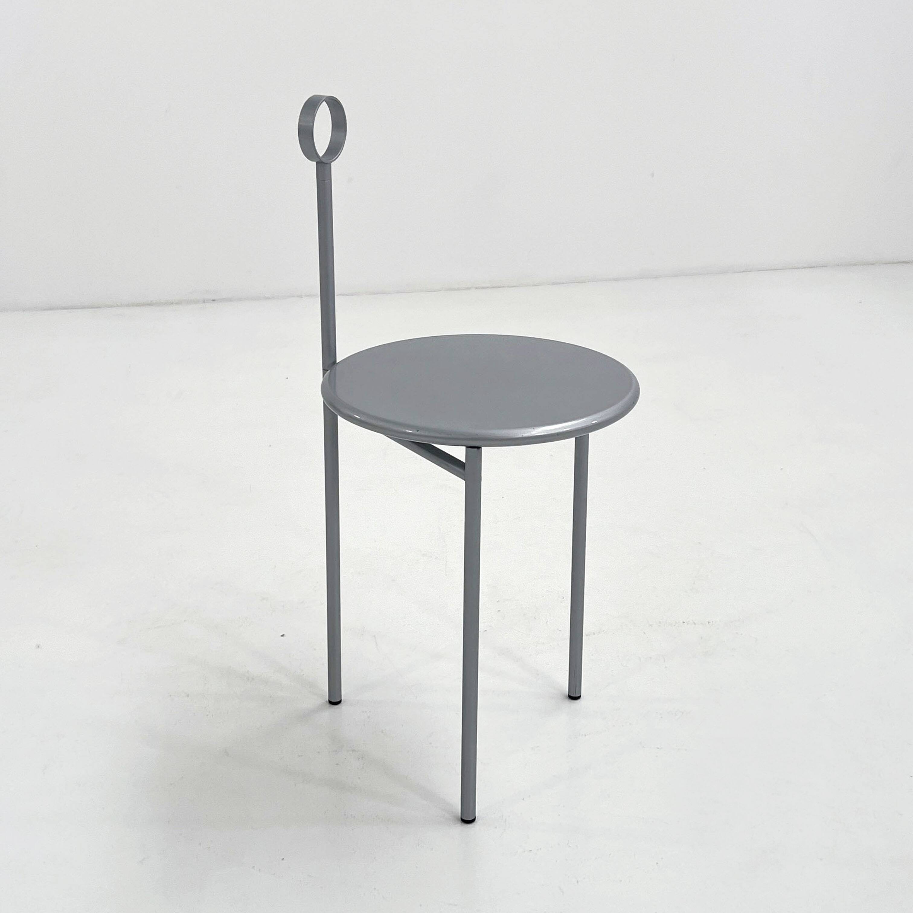 Chaise Mickville Grise par Philippe Starck pour Driade, 1985