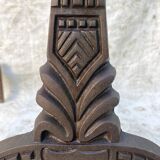 Paire de chenets Art déco en fonte