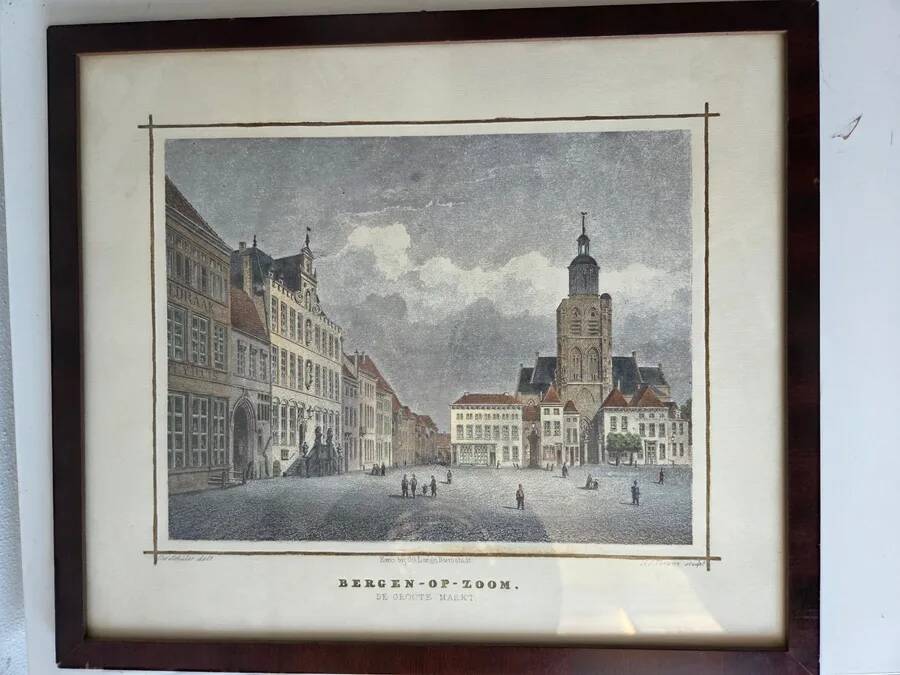 Print of Bergen op Zoom, De Groote Markt