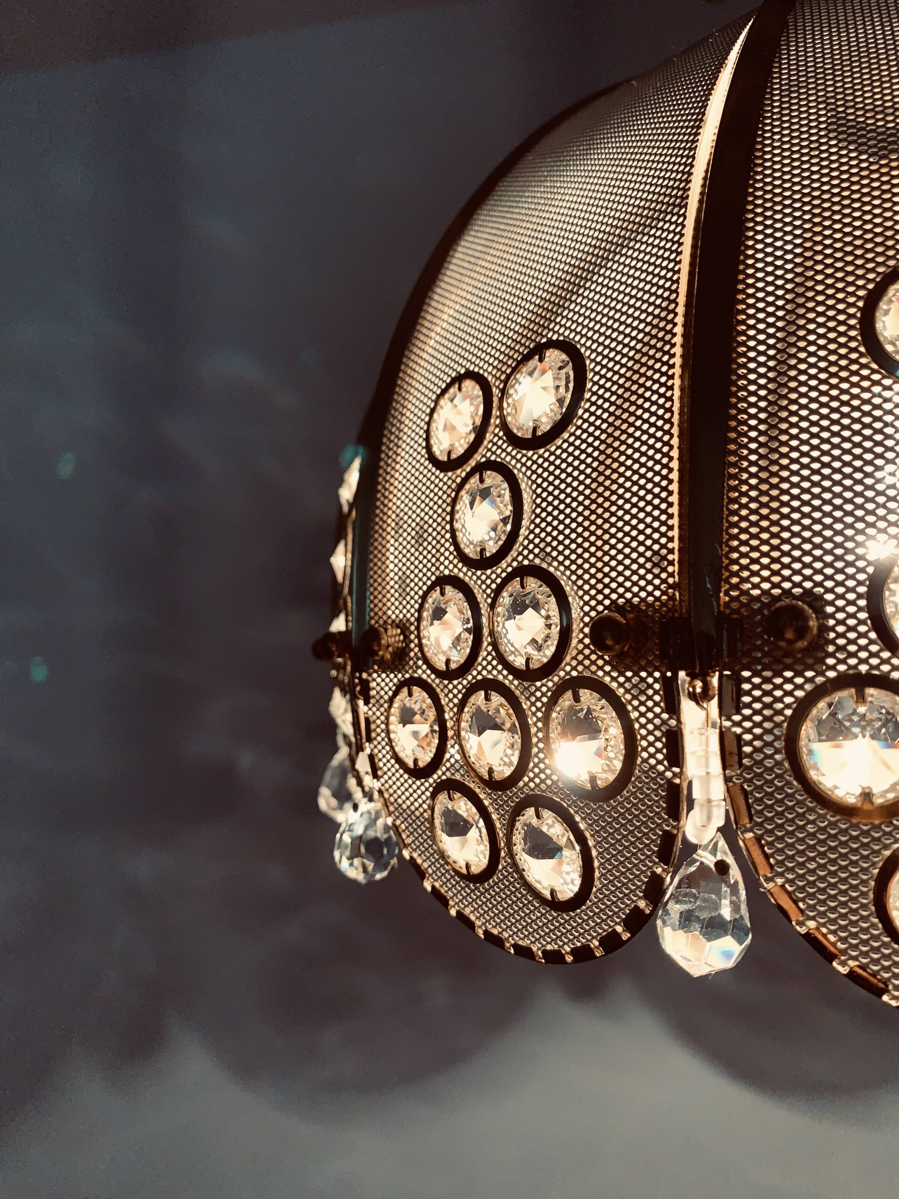 Suspension en verre cristal