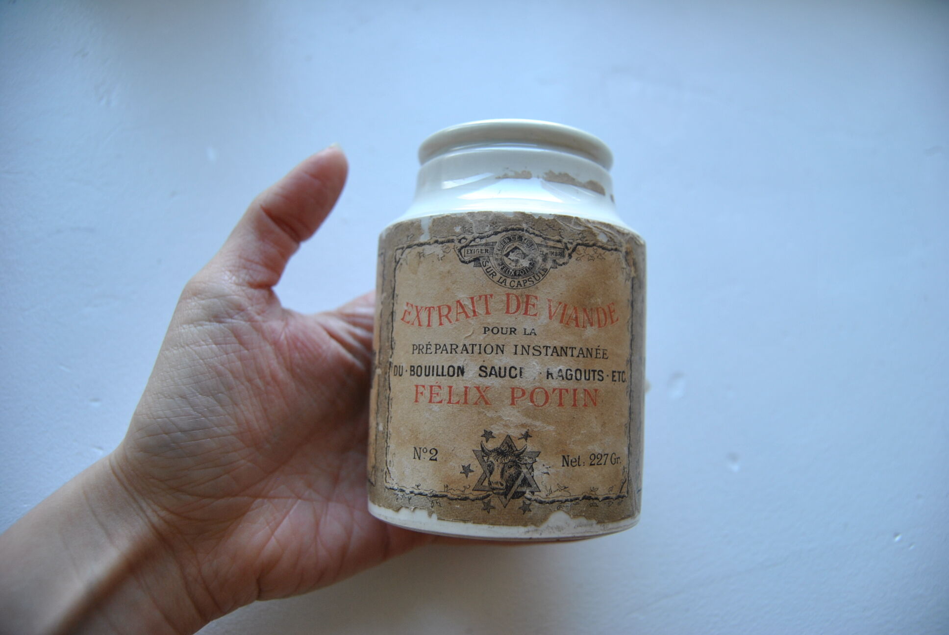 Lot of ceramic pots Felix Potin