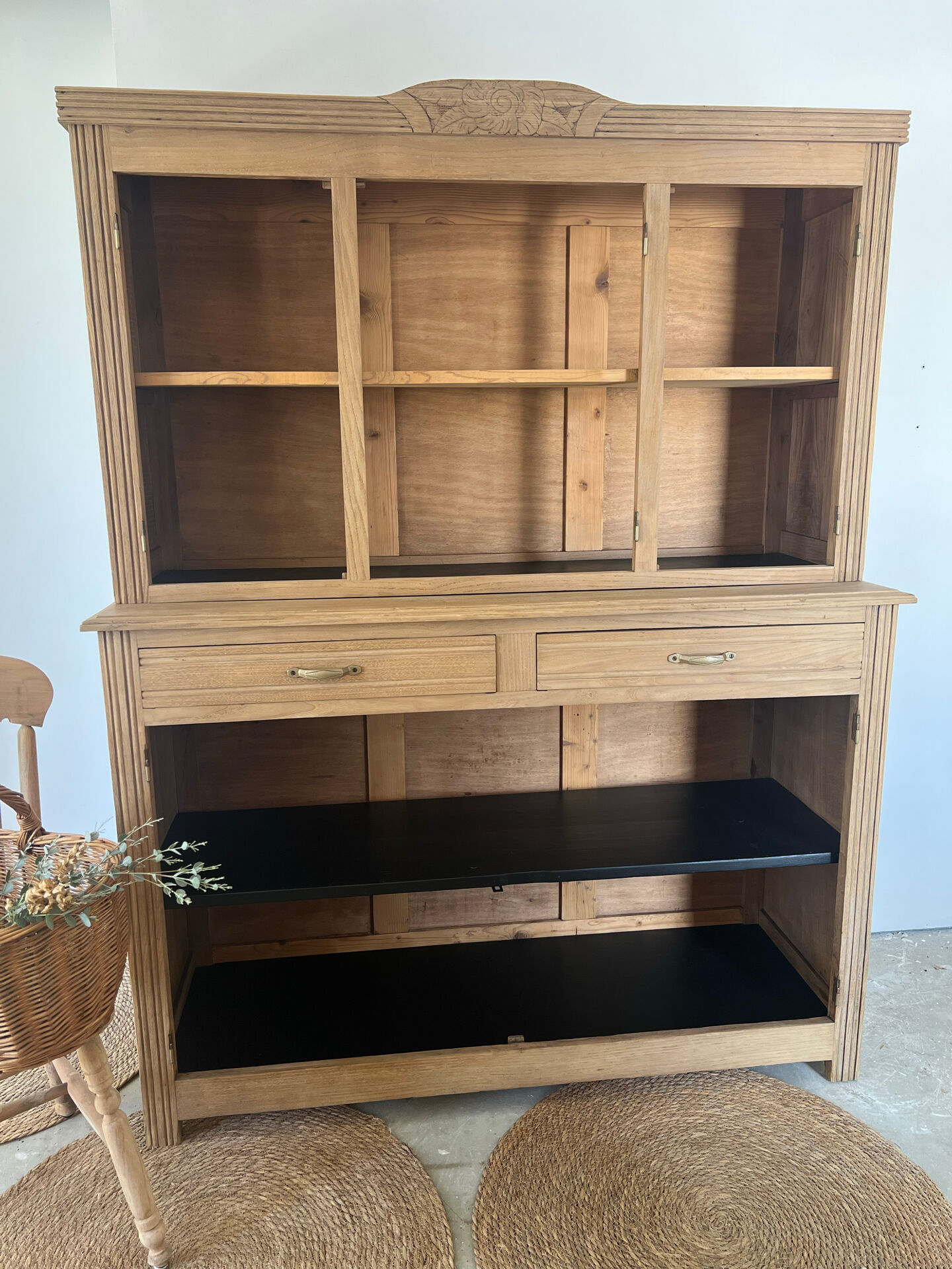 Solid wood sideboard