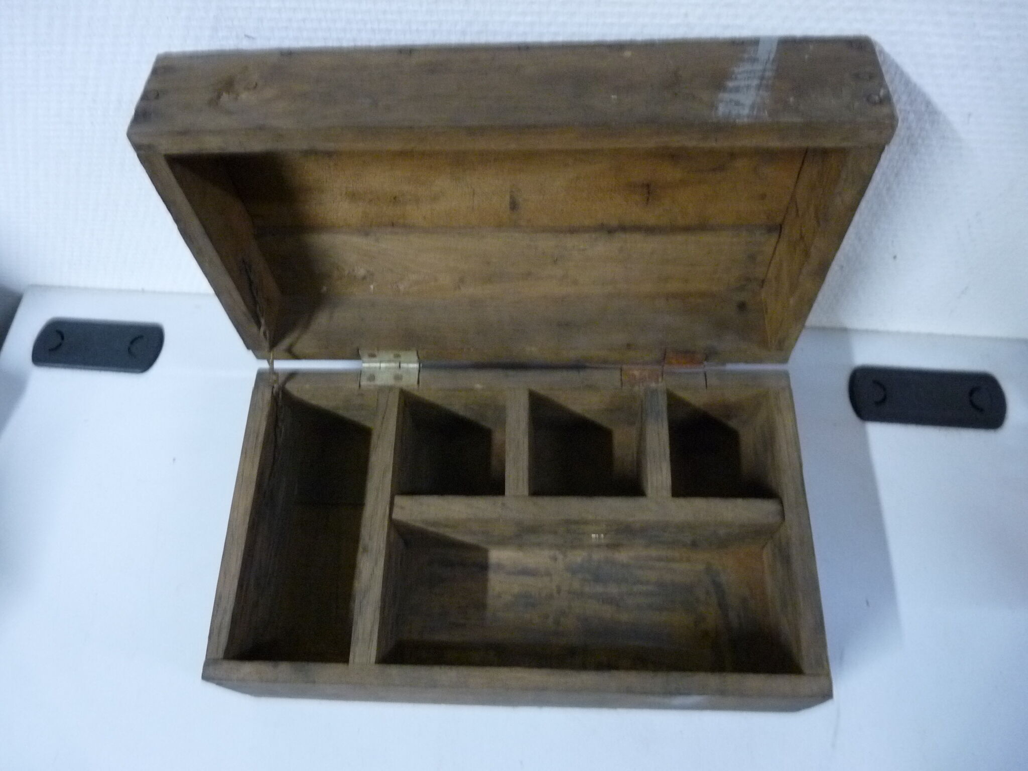 Old wooden box for storage