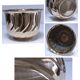 quatre cache-pot laiton vintage