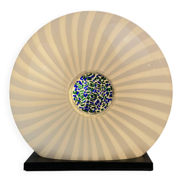Lampe de table en verre de Murano, Italie, années 1980