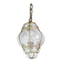 Venini Amazing Venetian Lantern in Murano Reticello Glass, 1950s