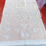 Set of 15 old glasses from the 40s