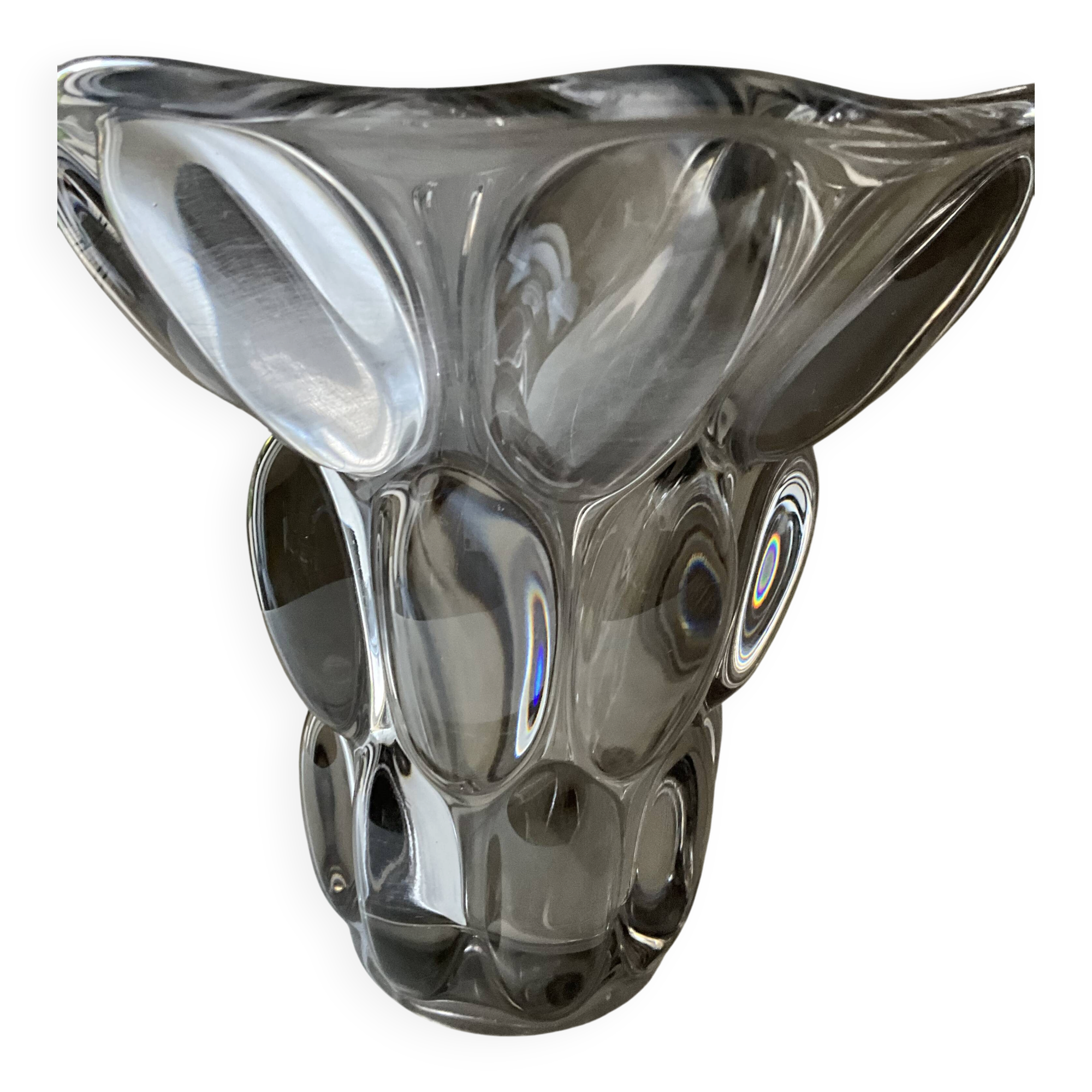Vase en cristal français