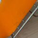 Orange and metal deckchair 1970