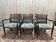 Suite de 6 fauteuils anglais en cannage