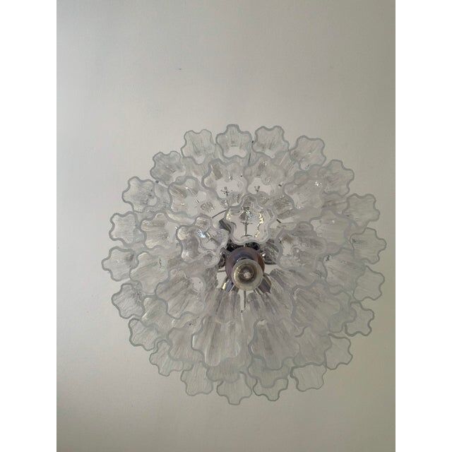 Sputnik chandelier in Murano glass, Mazzega style,