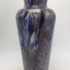 Boheme vase in multicolored thick glass splashes height 27 cm