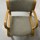Pair of Danish armchairs, Canteliver model signed Magnus Olesen