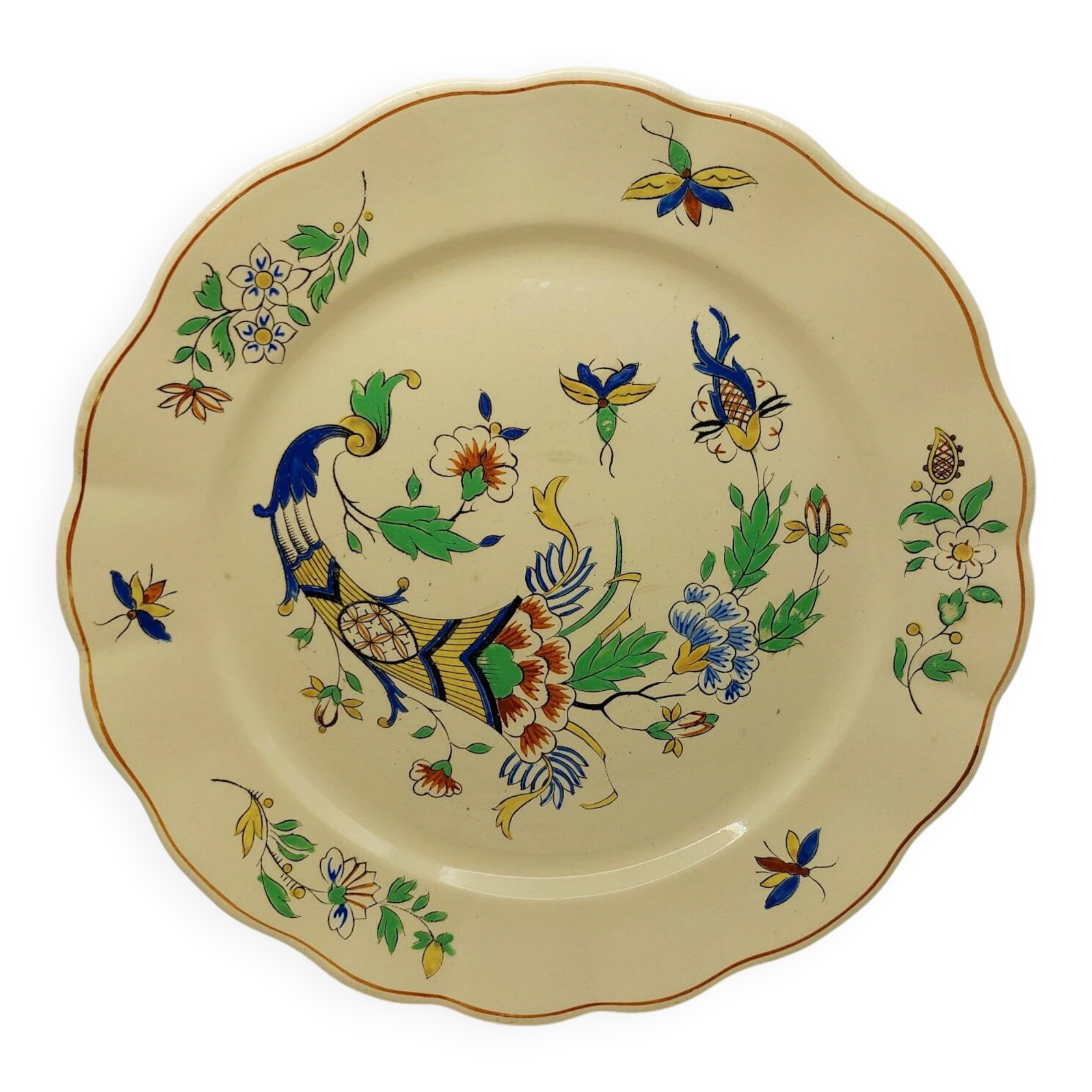 Boch La Louviere D2202 Cornucopia Round Serving Platter