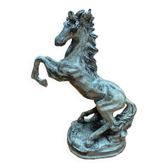 Rearing horse sculpture