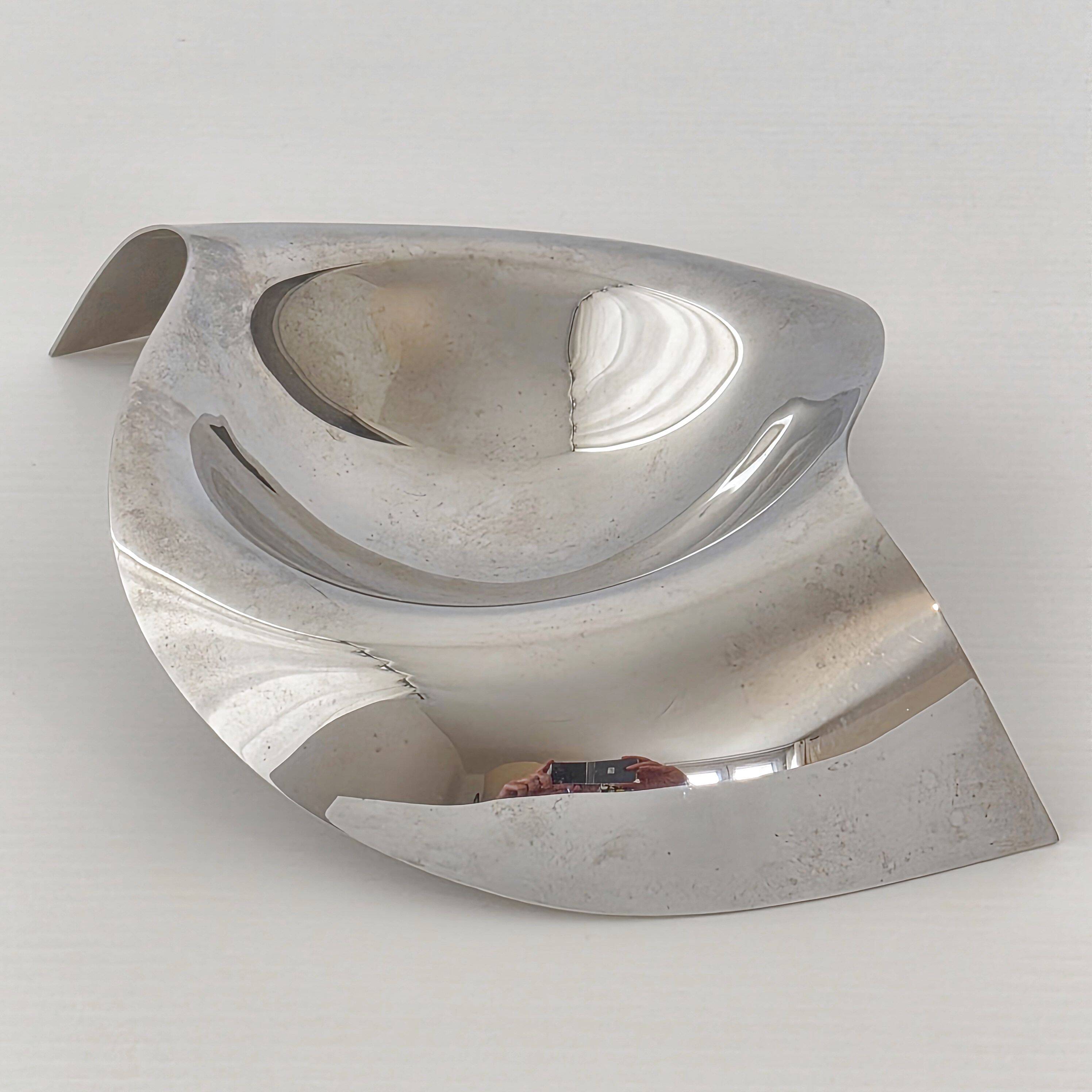 Vide-poche coupelle de Allan Schaff pour Georg Jensen 1990