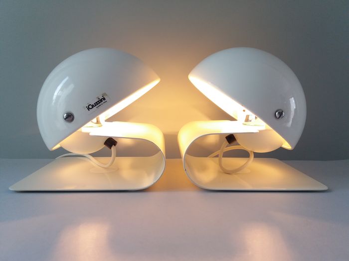 Pair of Guzzini lamps - "Bugia" Giuseppe Cormio