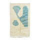 Tapis blanc et blue 270cmx160cm