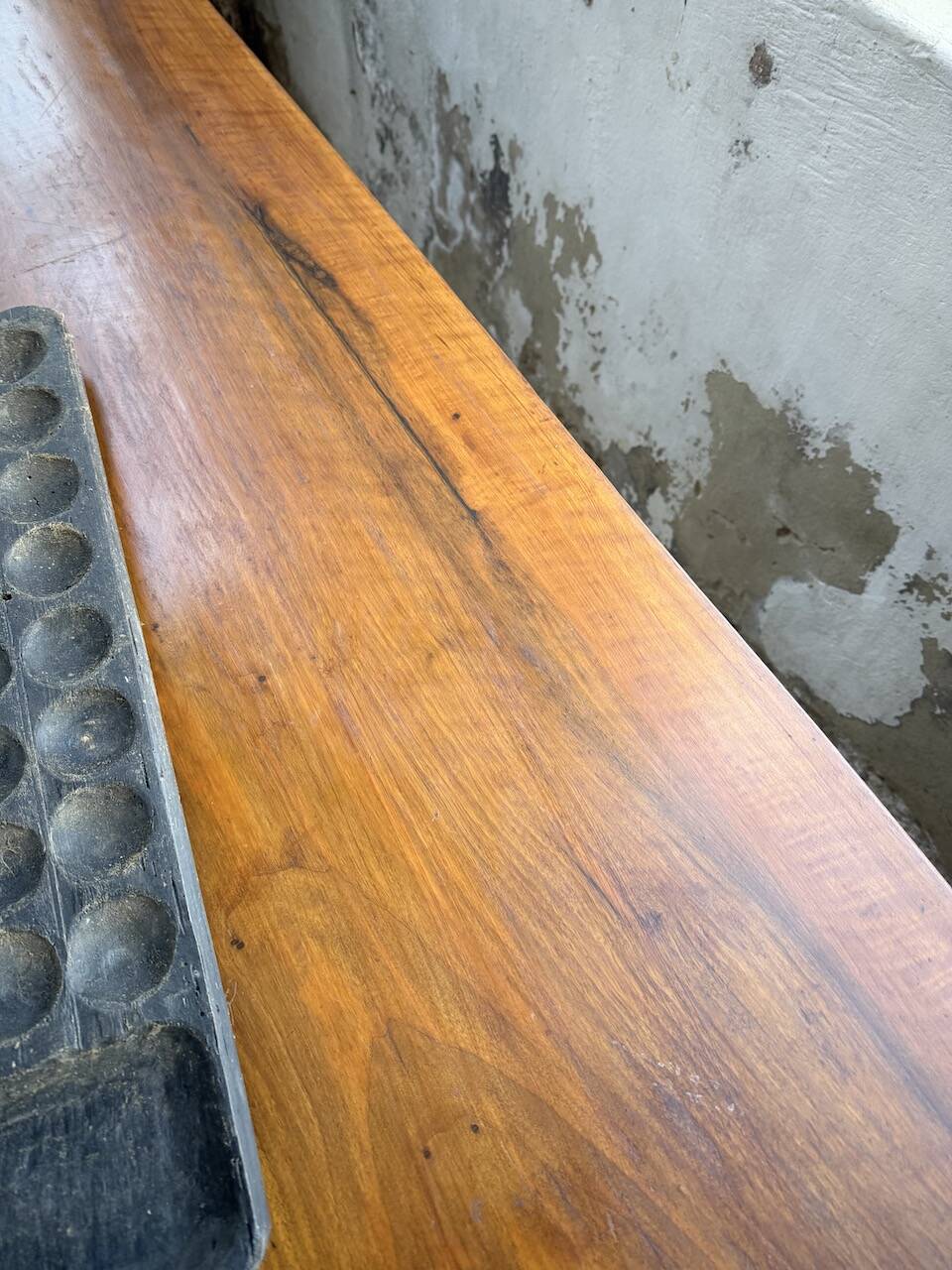 Rustic farmhouse table, solid oak, 2m