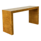 Table console avec bois de ronce de Selva