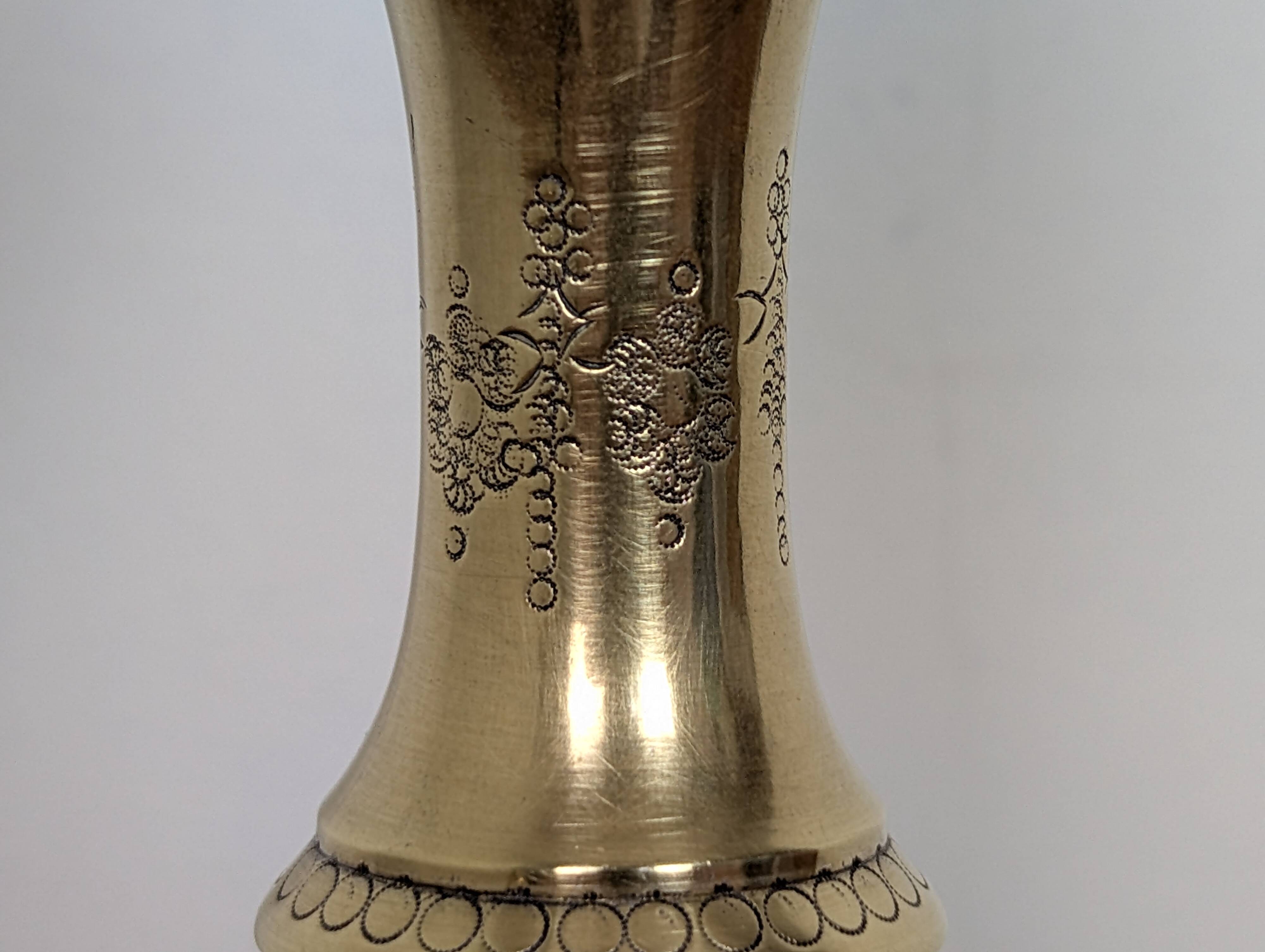 Paire de bougeoirs